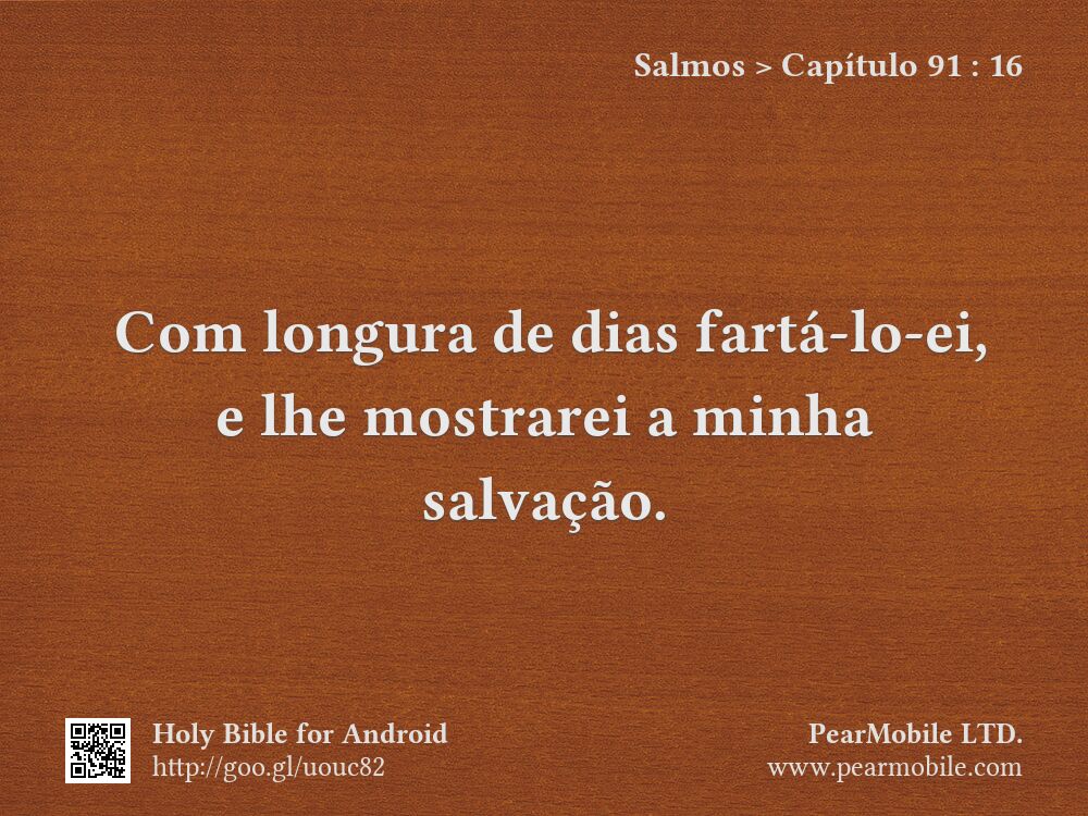 Salmos, Capítulo 91:16